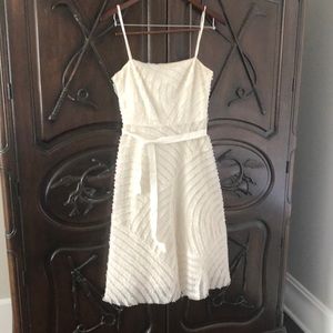 Fun white party dress!